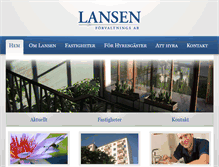 Tablet Screenshot of lansen.nu